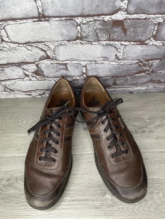 Mephisto Bonito Air-Jet Brown Leather Lace Up Walking Shoes Men’s sz 12M US/45EU - Picture 13 of 14